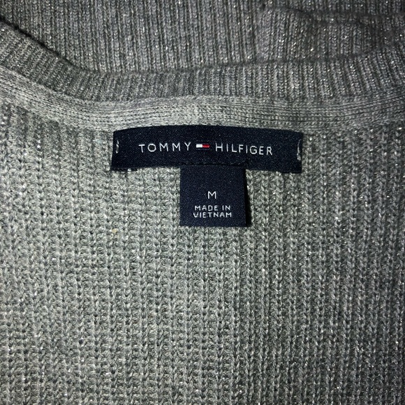 gray and silver Tommy Hilfiger sweater - Picture 4 of 8